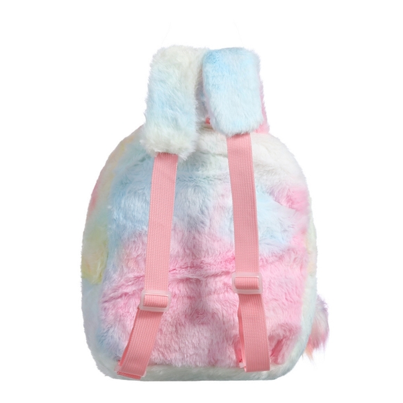 Cute Plush Unicorn Toddler Mini Travel Bag Princess Plush Backpack for Girls 1-6 - Picture 6 of 14